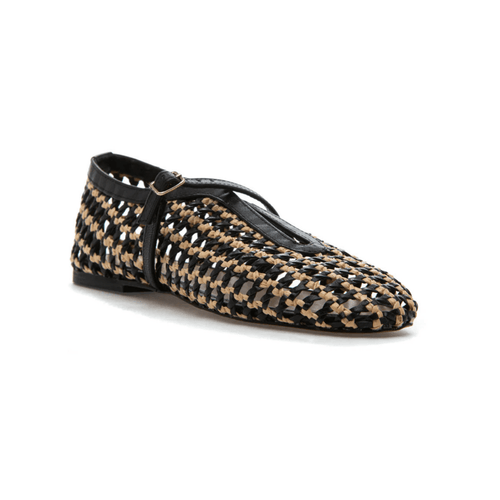 275 Central Women's Izabel Black/Raffia