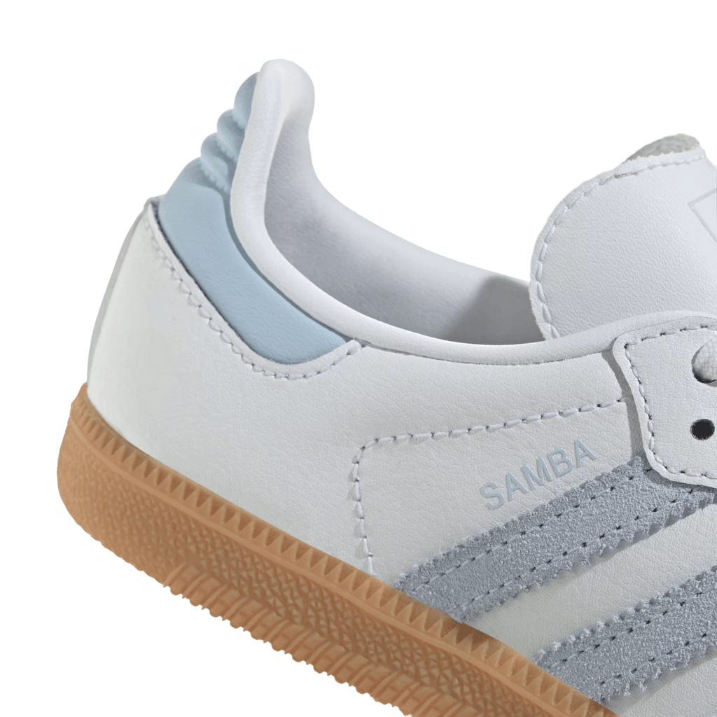Adidas Kids (Preschool) Samba OG Cloud White/Crystal Sky/Gum
