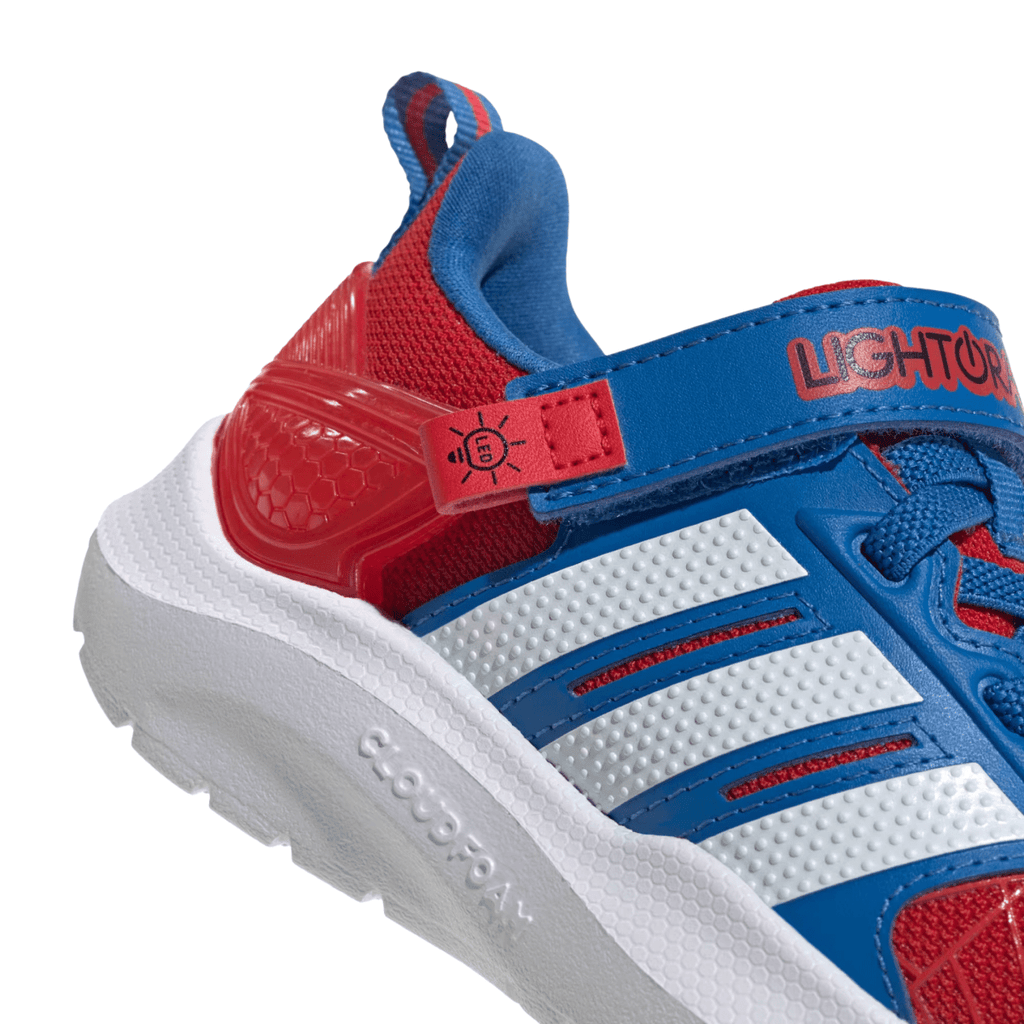 Adidas Toddlers Marvel Lightorama Spider Man Better Scarlet/Cloud White/Bright Royal