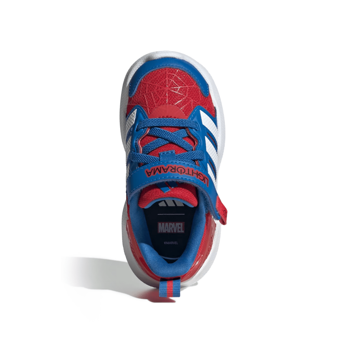 Adidas Toddlers Marvel Lightorama Spider Man Better Scarlet/Cloud White/Bright Royal
