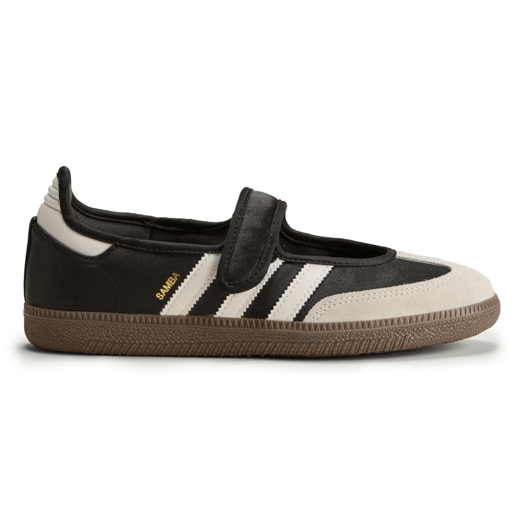 Adidas Women's Samba Jane Core Black/Off White/Gold Metallic