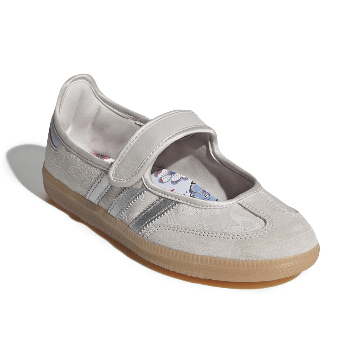 Adidas x Liberty London Women's Samba Jane Chalk Pearl/Silver Metallic