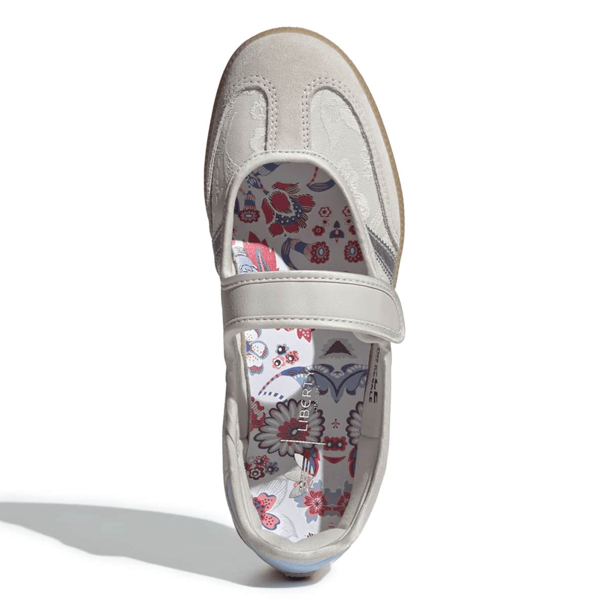 Adidas x Liberty London Women's Samba Jane Chalk Pearl/Silver Metallic