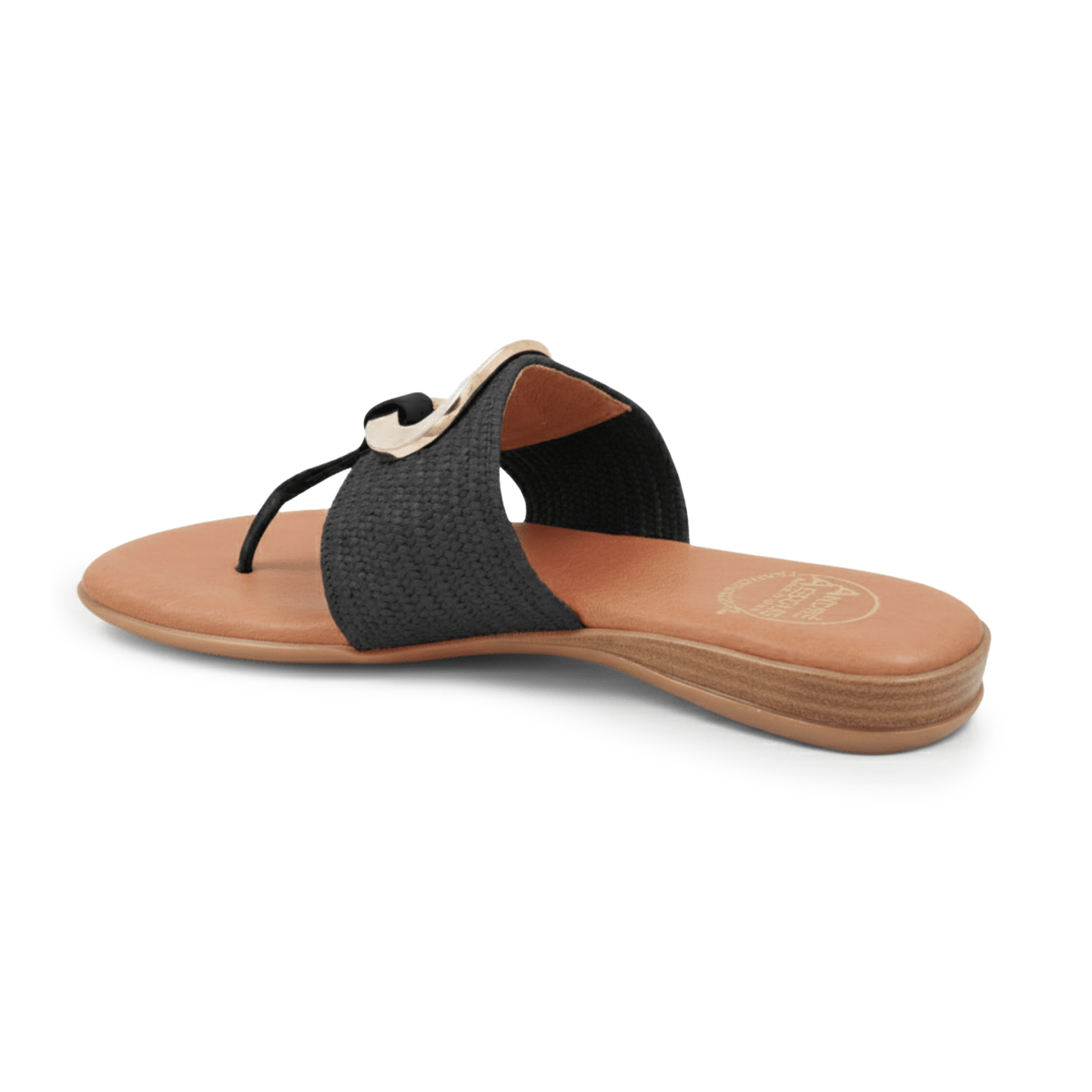 Andre Assous Women's Nixi Stretch Raffia Black