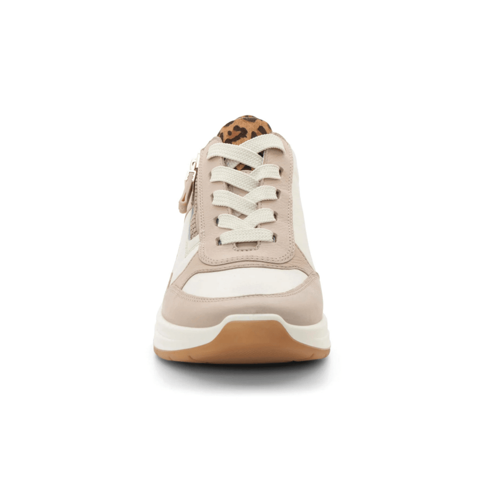 Ara Women's Gardenia Shell/Cream/Leopard/Sand Calf Leather