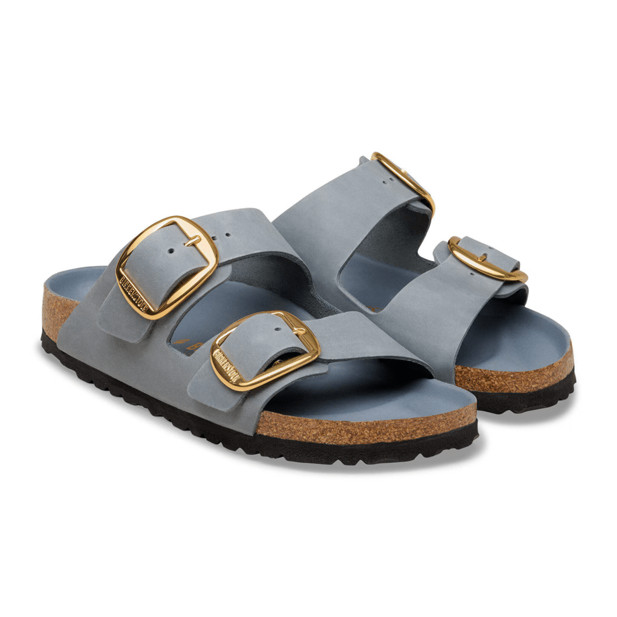 Birkenstock Women's Arizona Big Buckle Oiled Leather Basalt Grey