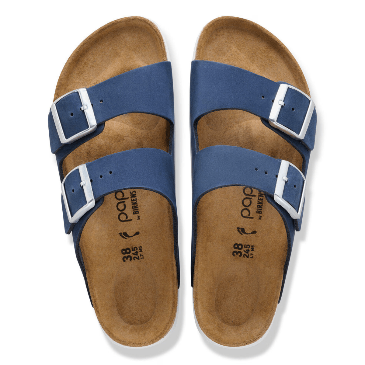 Birkenstock Women's Arizona Flex Platform Navy Nubuck