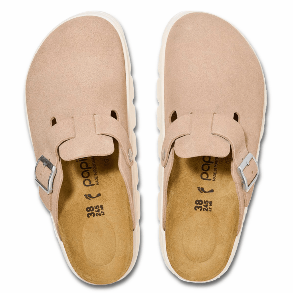 Birkenstock Women's Boston Chunky Warm Sand Suede