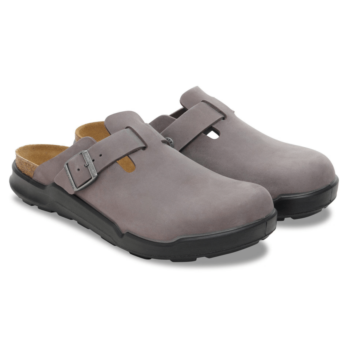 Birkenstock Men's Boston Crosstown Rugged Iron Oiled Leather