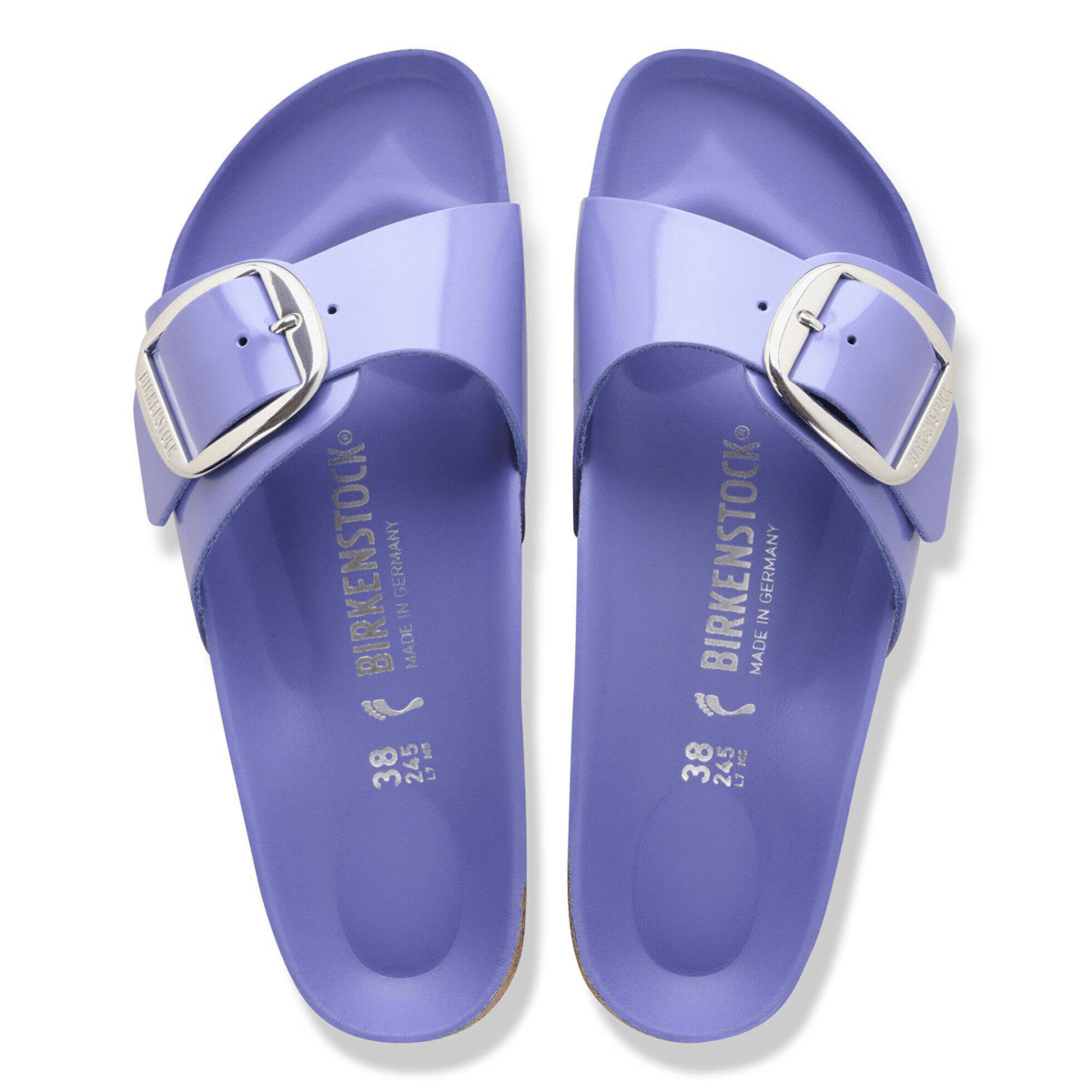 Birkenstock Women's Madrid Big Buckle High-Shine Purple Dusk
