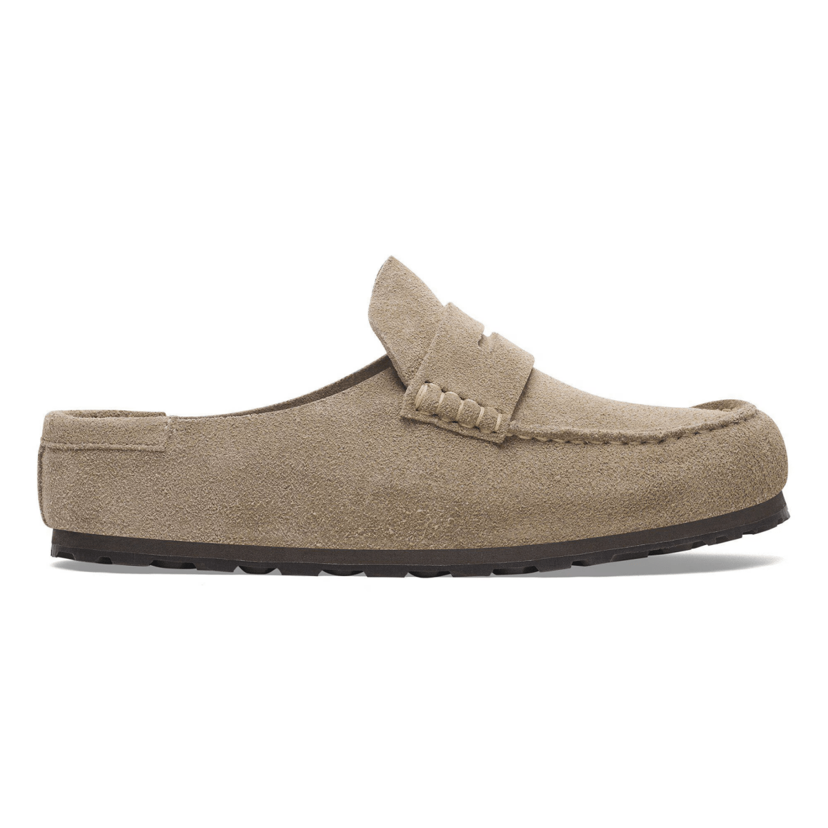 Birkenstock Women's Naples Wrapped Taupe Suede