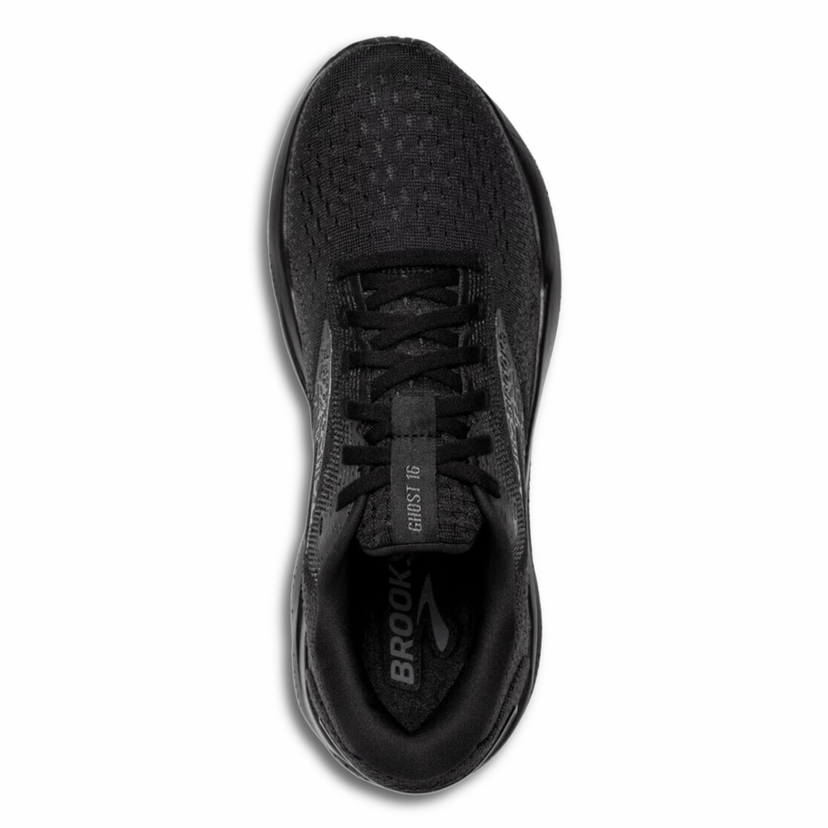 Brooks Men's Ghost 16 Black/Black/Ebony