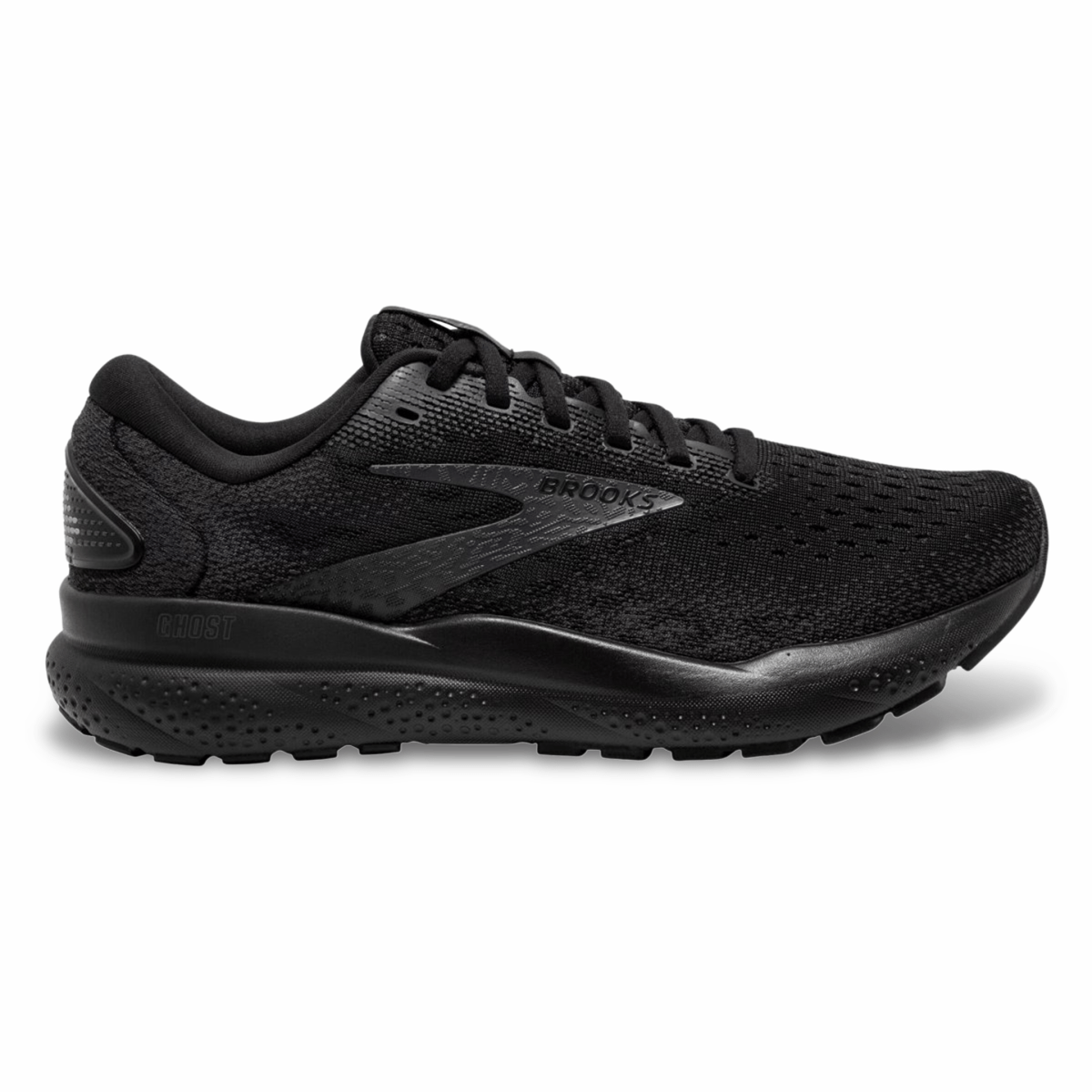 Brooks Men's Ghost 16 Black/Black/Ebony