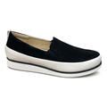 Bussola Women’s Kalani Black Metallic Leather