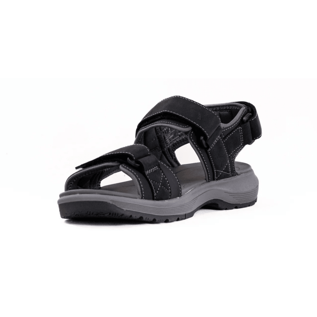 Clarks Men's Guideview Trek Black Leather