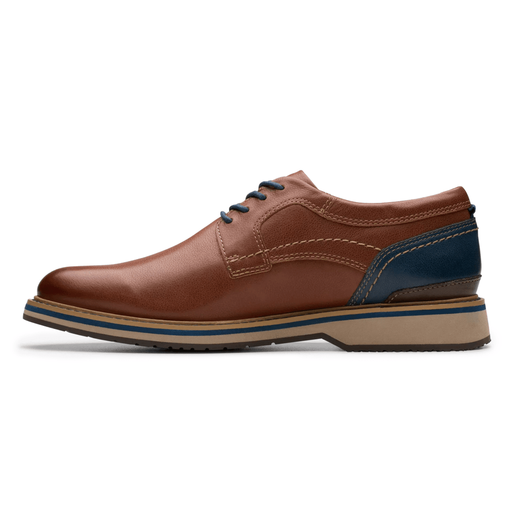 Clarks Men's Monahan Plain Tan Leather