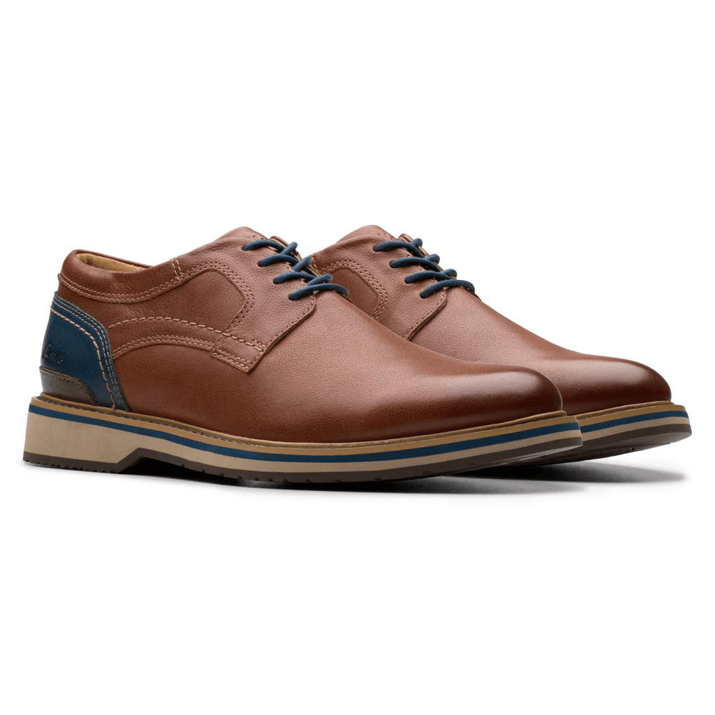 Clarks Men's Monahan Plain Tan Leather