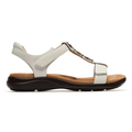 Clarks Women's Kitly Gem White Leather