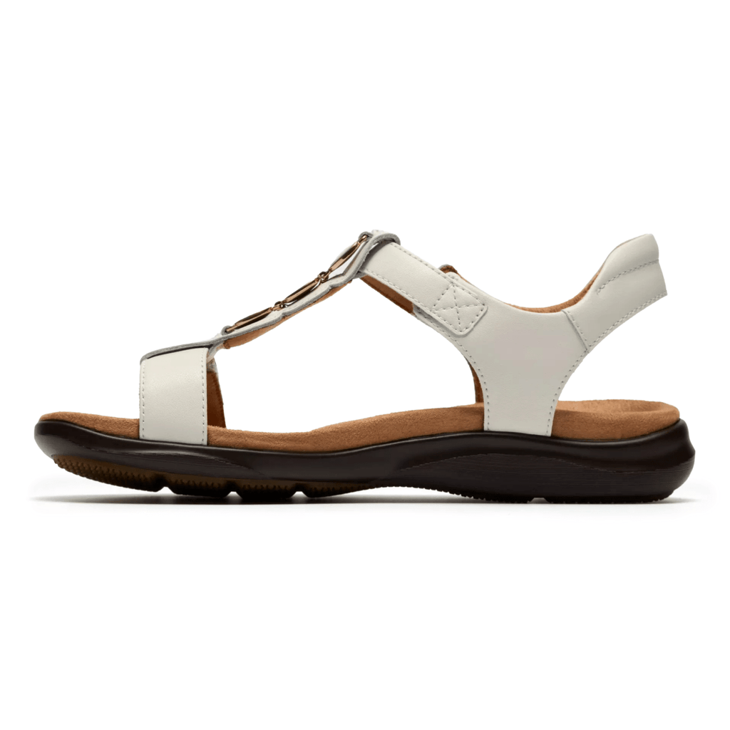 Clarks Women's Kitly Gem White Leather