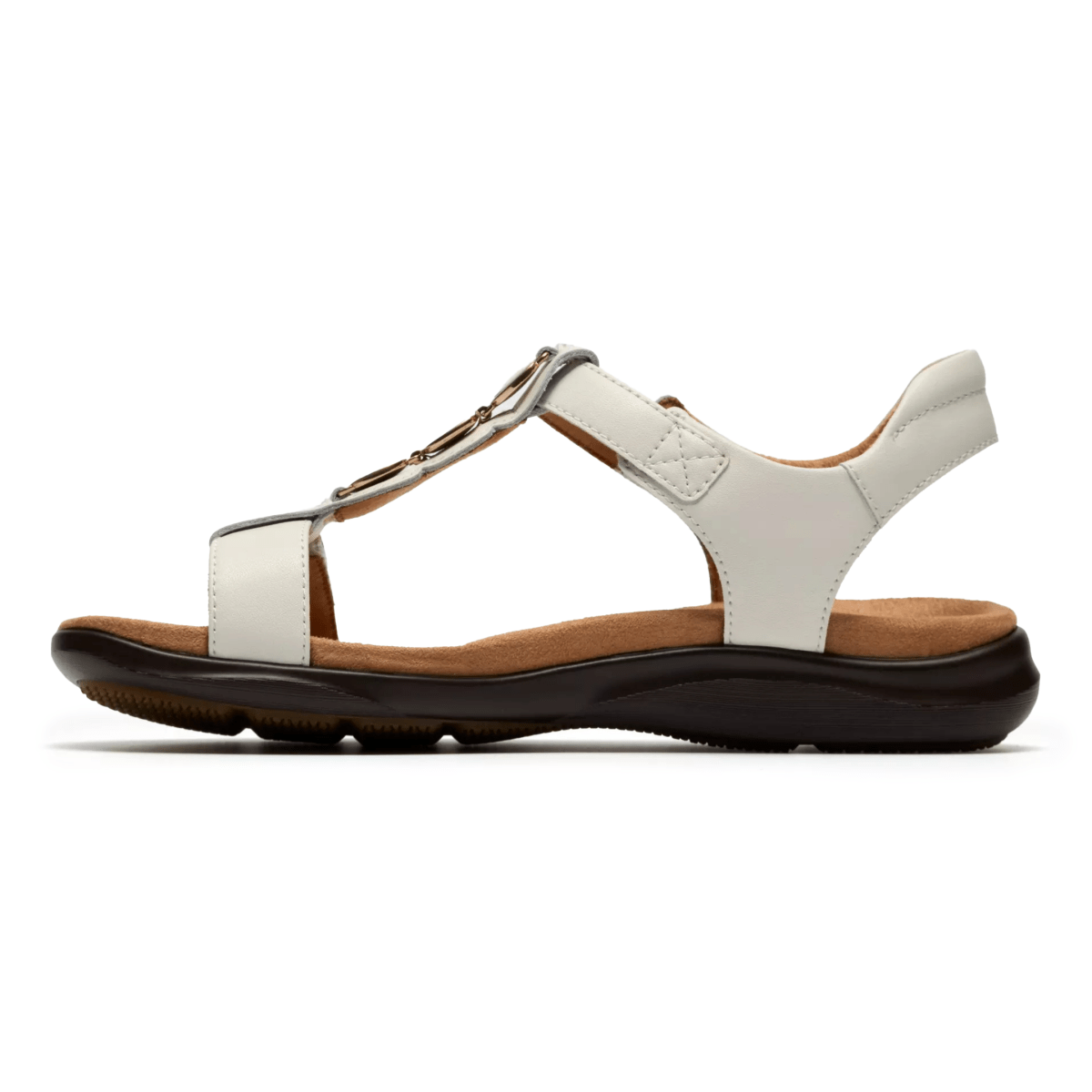 Clarks Women's Kitly Gem White Leather
