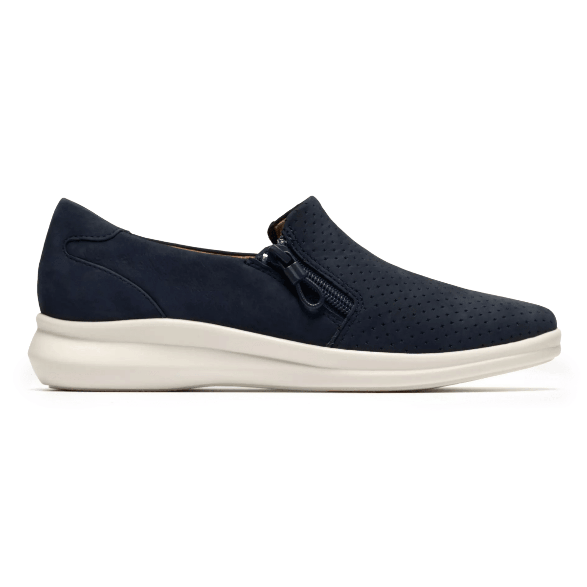 Clarks Women's Lynell Sky Navy Nubuck