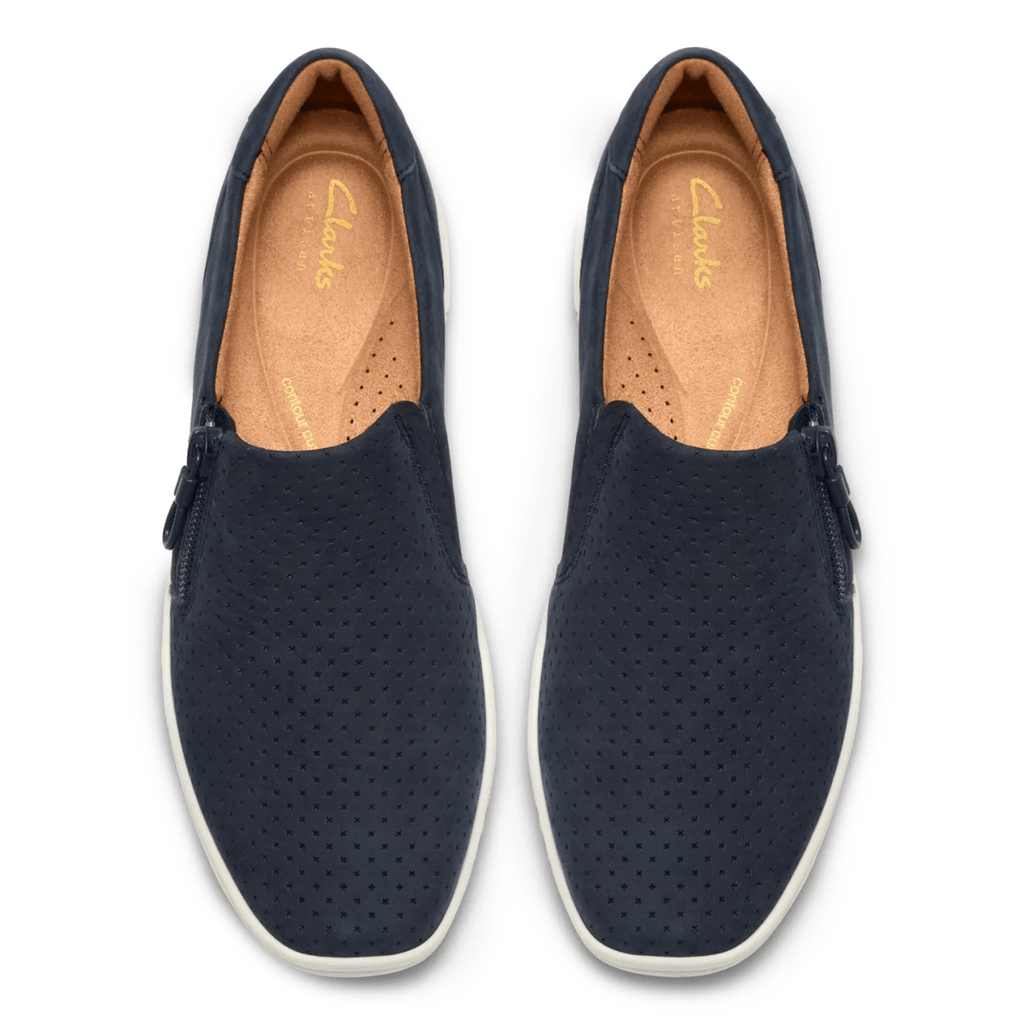 Clarks Women's Lynell Sky Navy Nubuck