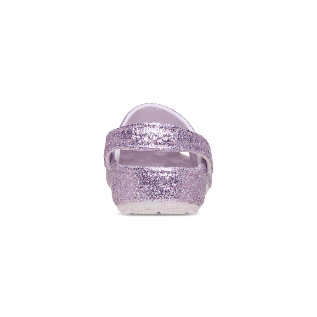 Crocs Kids Classic Chunky Glitter Clog Grape Ice