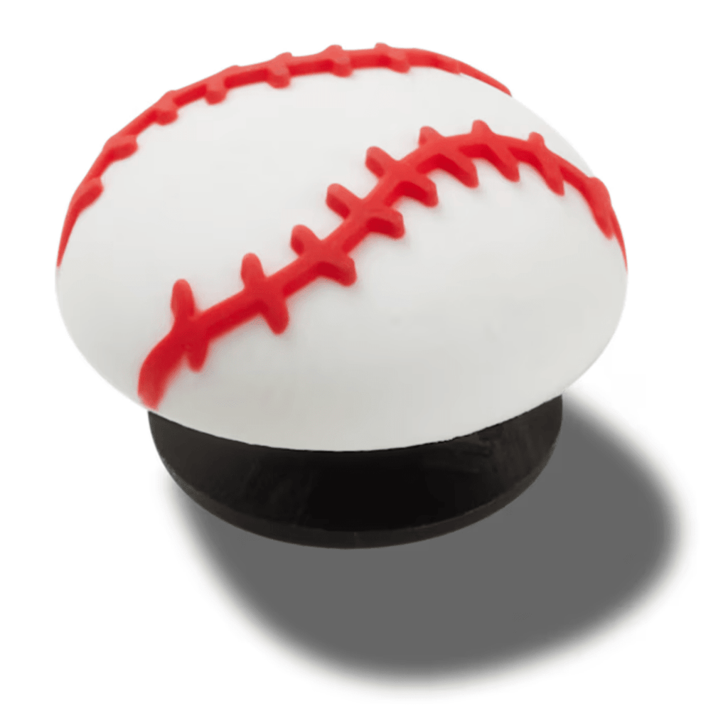 Crocs Textured Baseball Jibbitz Charm