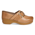 Dansko Women's Pro Braided Clog Honey Distressed Leather